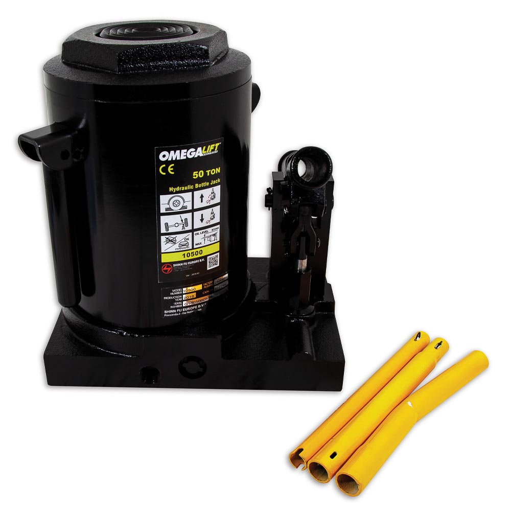 10500 50 Ton bottle jack screw type OMEGA LIFT EQUIPMENT
