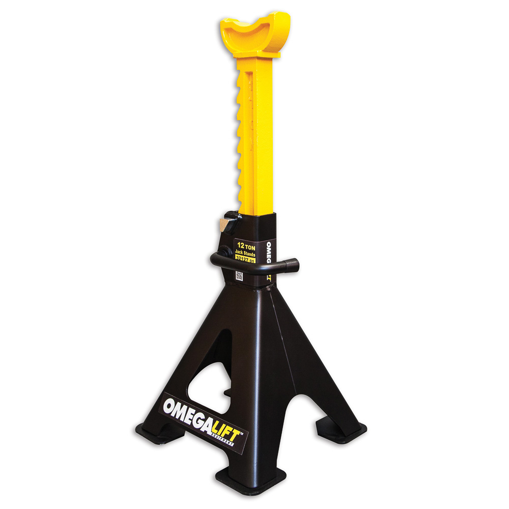 3212701 12 Ton jack stand, ratched OMEGA LIFT EQUIPMENT
